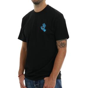 T-SHIRT SCREAMING HAND SANTA CRUZ NERO